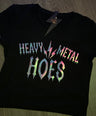 Heavy Metal Hoes Cropped Tee