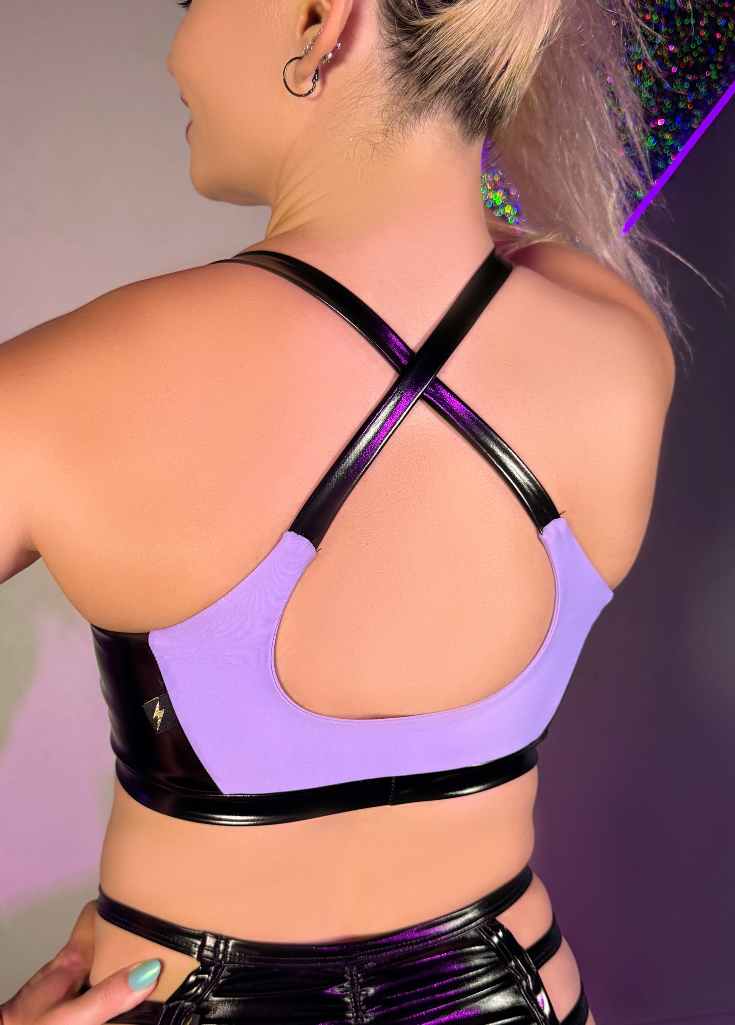 Essential Cross Back Crop Top