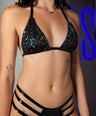 Glitter Riot String Bikini Top