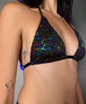 Glitter Riot String Bikini Top